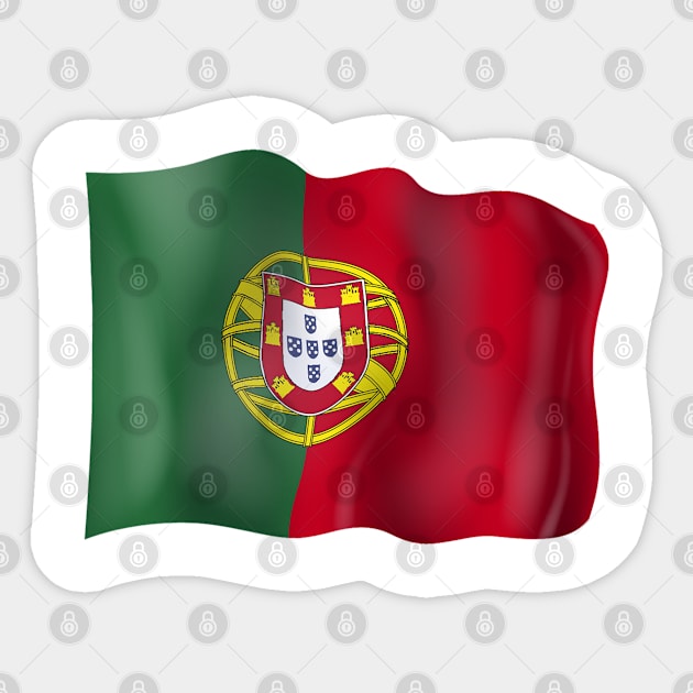 Portugal flag Sticker by SerenityByAlex